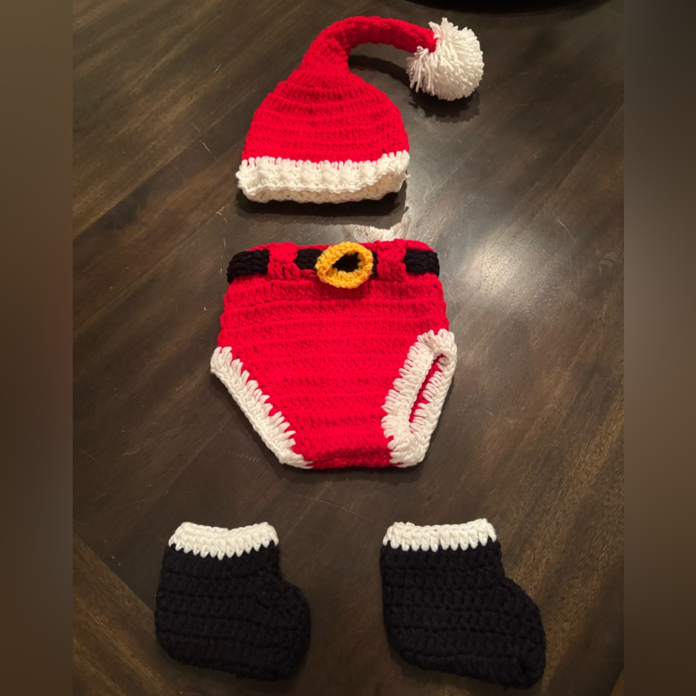 Newborn Santa Outfit